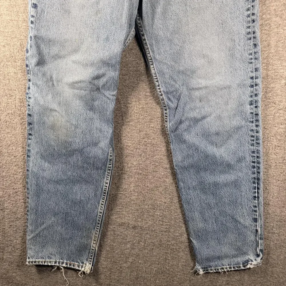 Vintage Levis 550 Jeans Mens 36x30 Light Wash Blue Relaxed Fit Denim Distressed